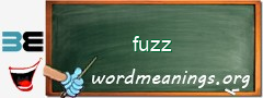 WordMeaning blackboard for fuzz